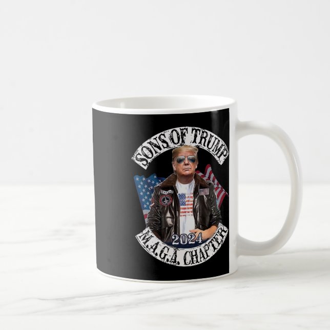 av Trump Maga kapitel 2024 Kaffemugg (Höger)