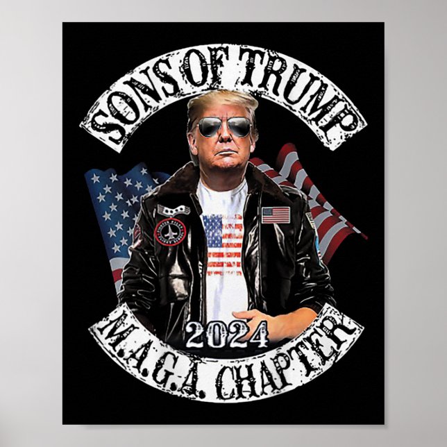 av Trump Maga kapitel 2024 (på baksidan) Poster (Framsidan)