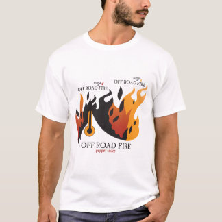 Av vägen avfyra - förstörd manar tee