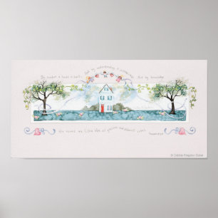 Av visdom Byggs ett hus Poster