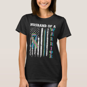 Av Warrior Metastatic Breast Cancer USA flagga T Shirt
