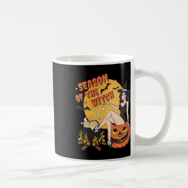 av Witch Halloween Samhain 1 Kaffemugg (Höger)