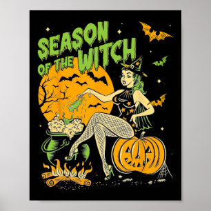 av Witch Halloween Samhain Poster