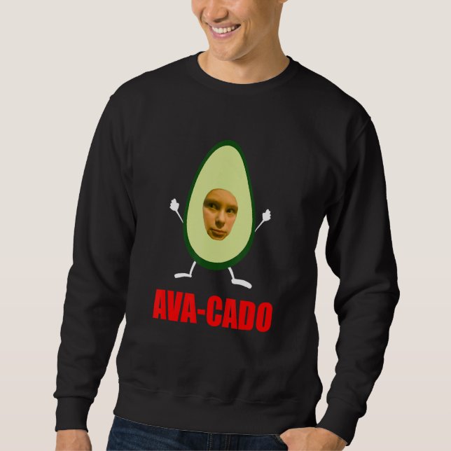 Ava Avocado Lång Ärmad Tröja (Framsida)