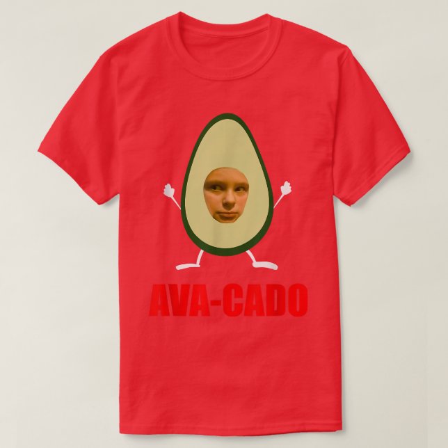Ava Avocado T Shirt (Design framsida)