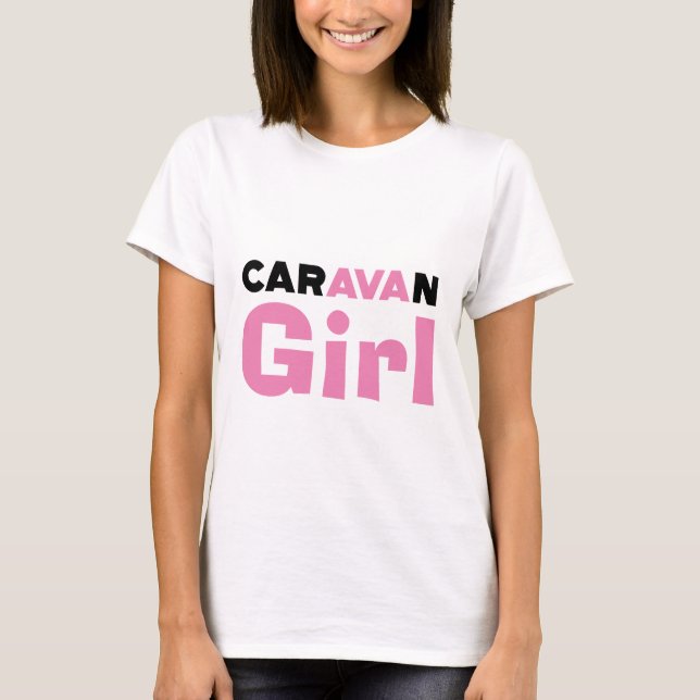 Ava Caravan Girl T-Shirt (Framsida)