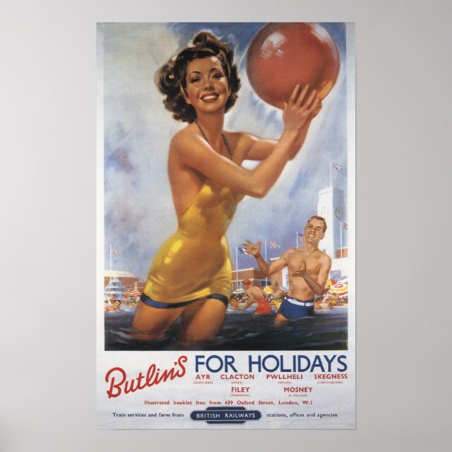 Ava Gardner, liknande Butlins läger Poster (Framsidan)