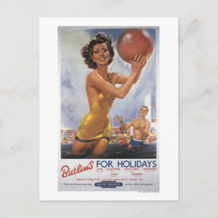 Ava Gardner, liknande Butlins läger Vykort