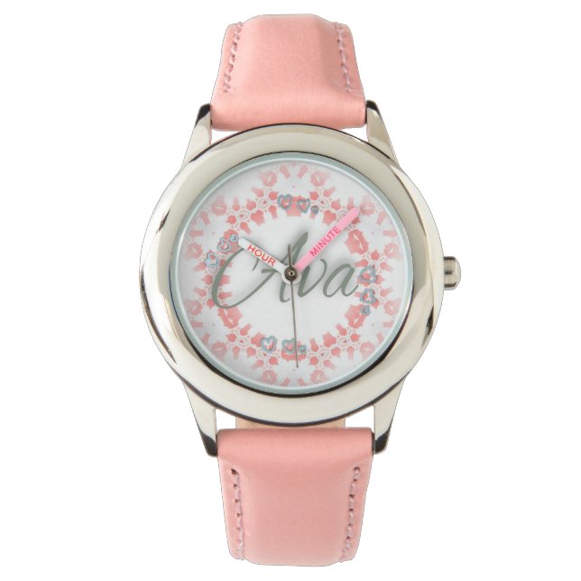 Ava Kärlek Collection-Rosa Watch Armbandsur (Framsida)
