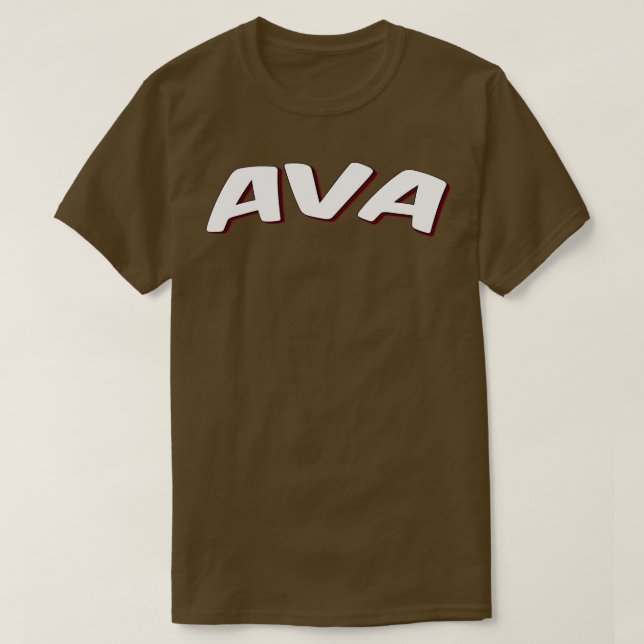 Ava My Namn är Ava 1 T Shirt (Design framsida)