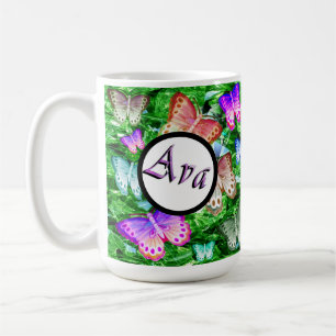 Ava Namn med flyg från fjärilarna, Kaffemugg