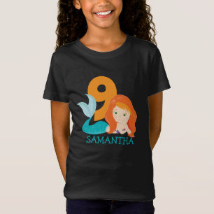 Ava - River Sjöjungfru Goddess 9:e födelsedag T-Sh T Shirt