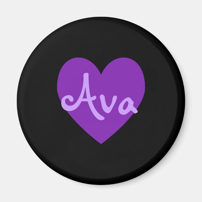 Ava vid Lila Magnet (Framsidan)