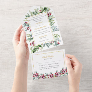 Ava Winter Berries bröllop med OSA