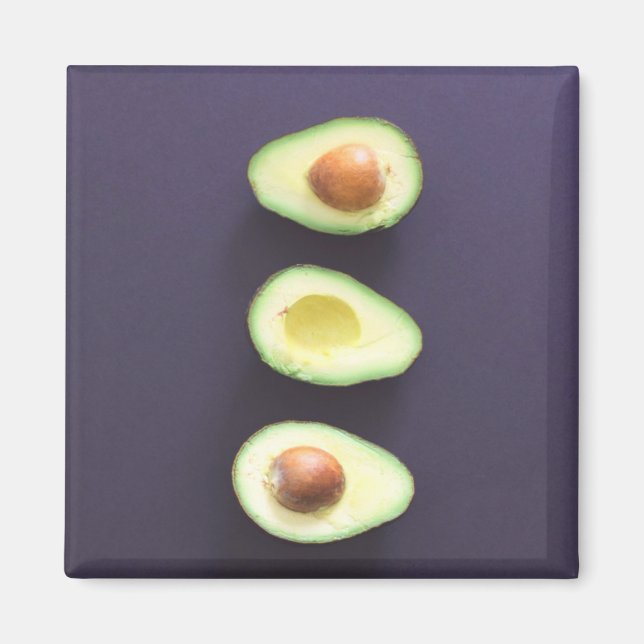 Avacado Kärlek Grönt Cados Magnet (Framsidan)