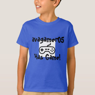 Avagamer05 har spelet stil 2 tee shirt