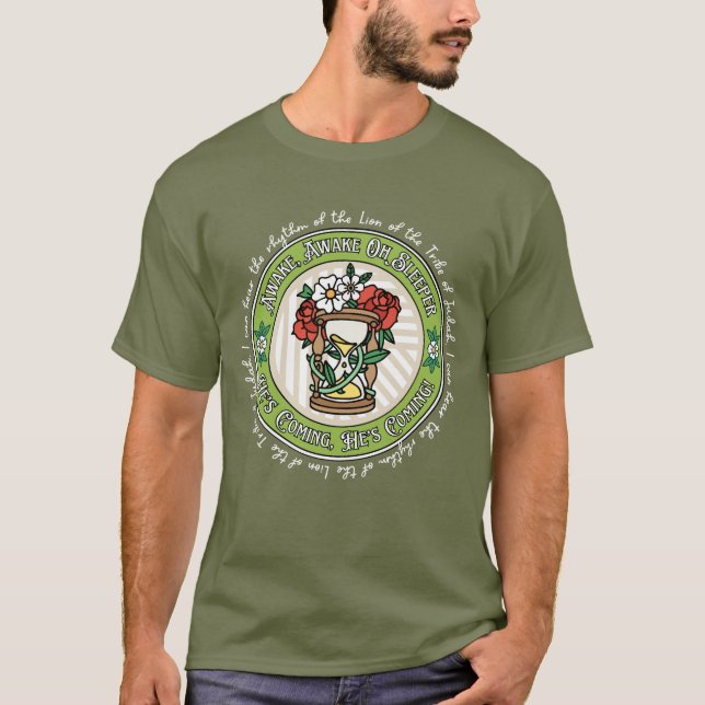 AVaken, AVakueringshyllare, han kommer, han kommer T Shirt (Framsida)