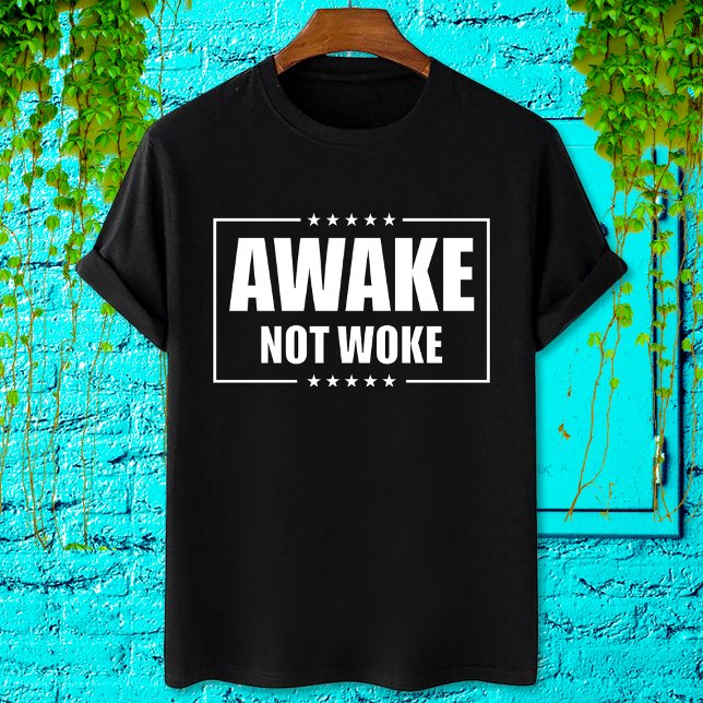 AVakna vaknade inte - antivaken liberal censur T Shirt (Skapare uppladdad)