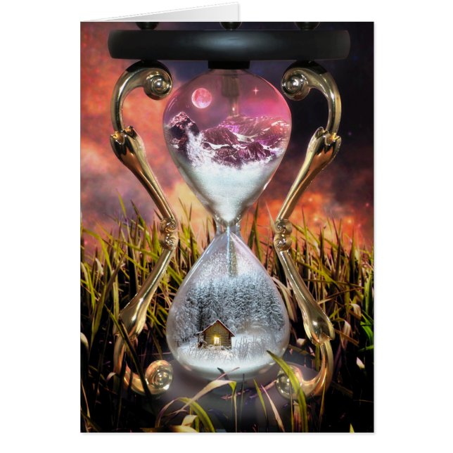 Avalance - (konsthälsningkortet) hälsningskort (Framsidan)