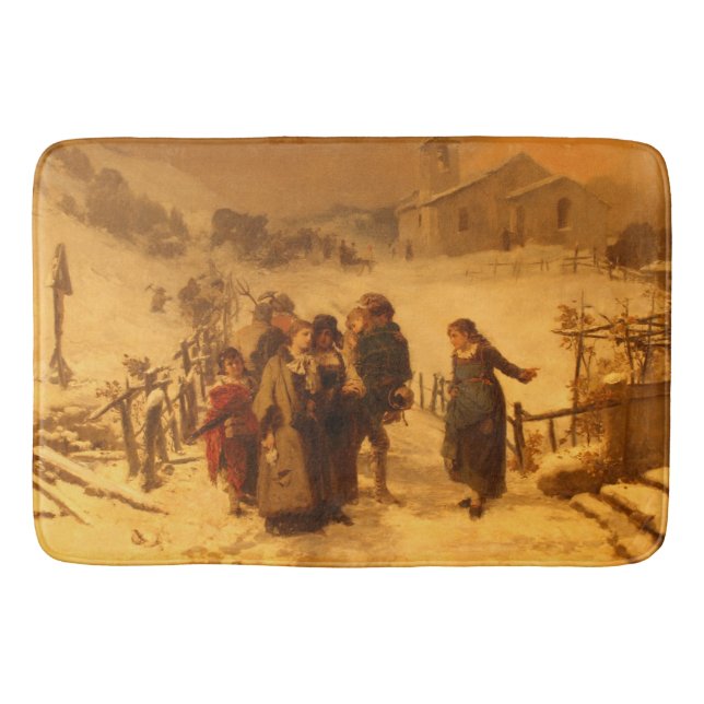 Avalanche (av Gerolamo Induno) Badrumsmatta (Framsidan)