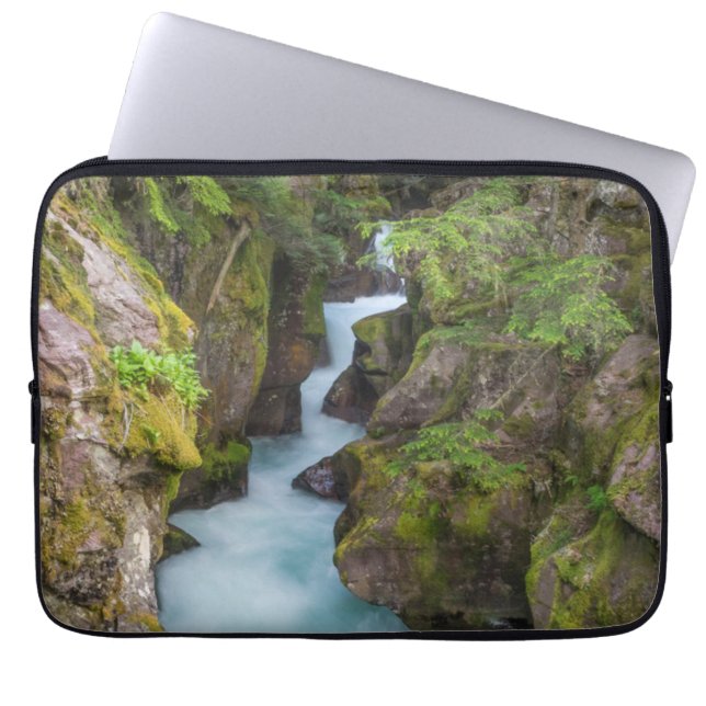 Avalanche Creek, Glacier National Park, Montana Laptop Fodral (Framsidan)