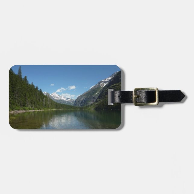 Avalanche Lake I i Glacier National Park Bagagebricka (Horisontell Framsida)