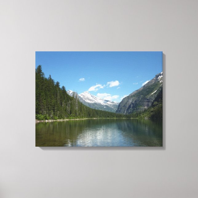 Avalanche Lake I i Glacier National Park Canvastryck (Framsida)