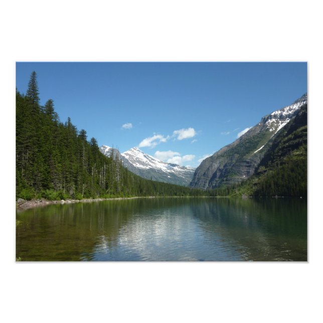 Avalanche Lake I i Glacier National Park Fototryck (Framsidan)