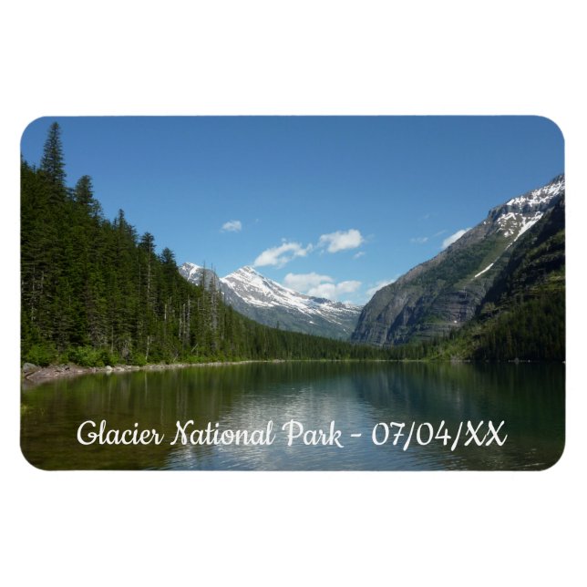 Avalanche Lake I i Glacier National Park Magnet (Horisontell)
