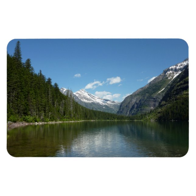 Avalanche Lake I i Glacier National Park Magnet (Horisontell)