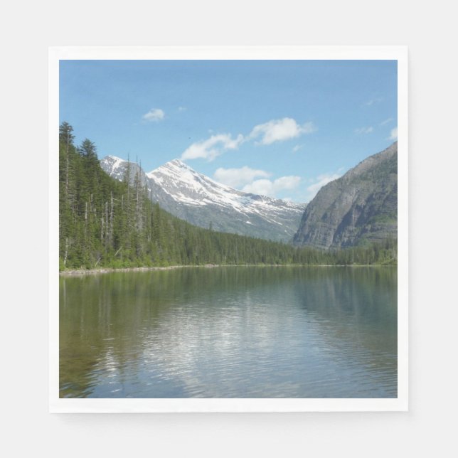 Avalanche Lake I i Glacier National Park Pappersservett (Framsidan)