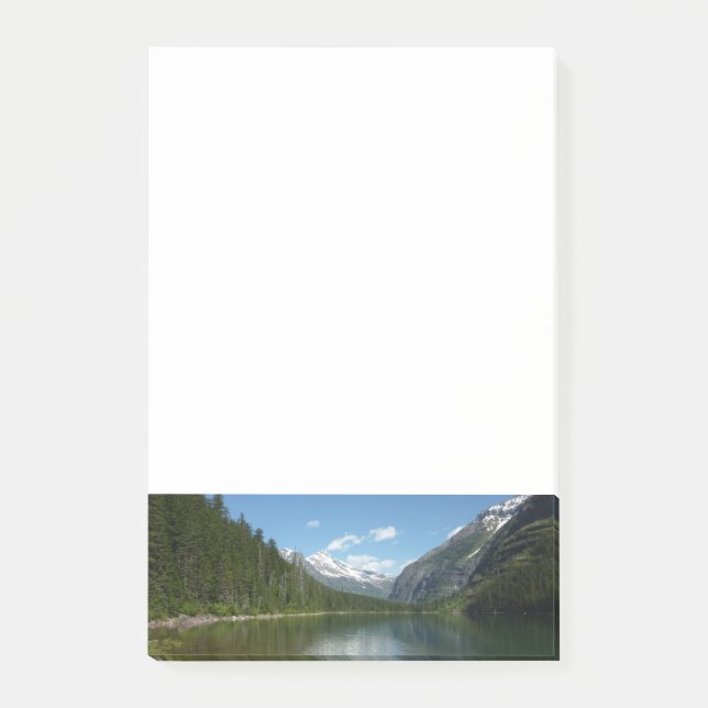 Avalanche Lake I i Glacier National Park Post-it Block (Framsida)