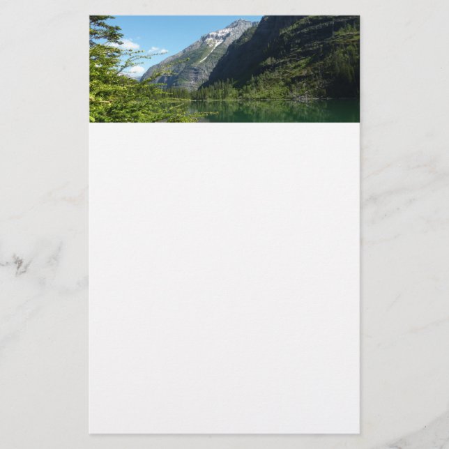 Avalanche Lake II i Glacier National Park Brevpapper (Framsida)