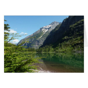 Avalanche Lake II i Glacier National Park Hälsningskort