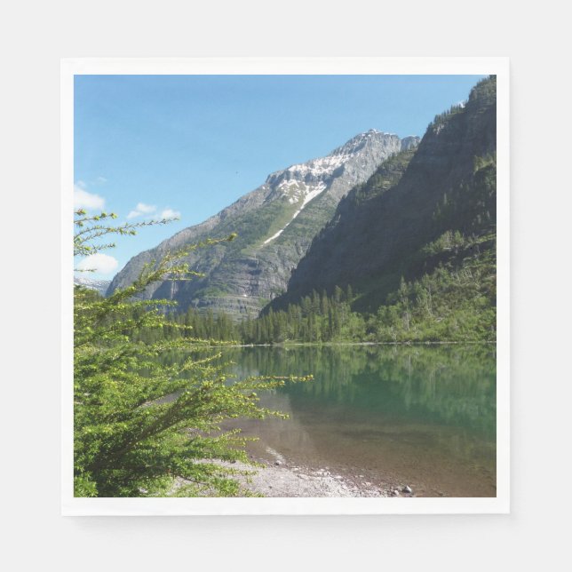 Avalanche Lake II i Glacier National Park Pappersservett (Framsidan)
