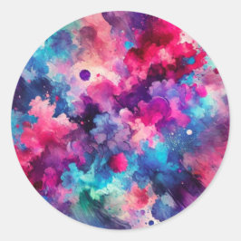 Avalanche of Färg Runt Klistermärke