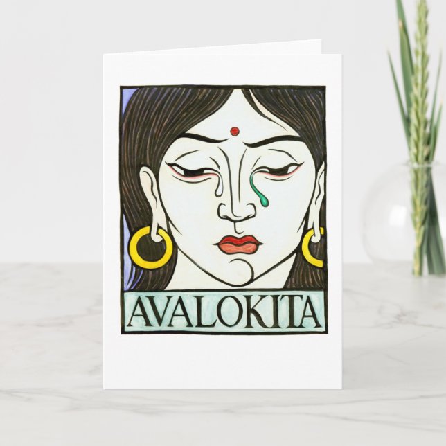 Avalokita hälsningkort kort (Framsida)