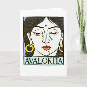 Avalokita hälsningkort kort