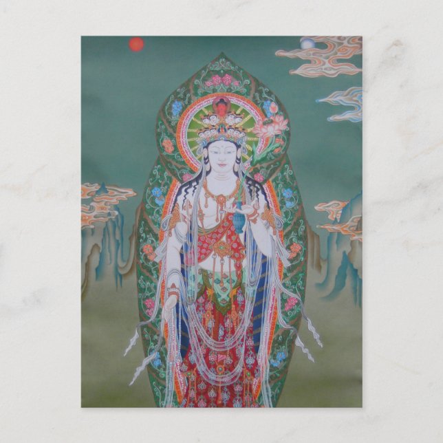 Avalokiteshvara Postcard Vykort (Framsida)