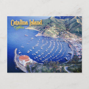 Avalon Bay, Catalina Island, Kalifornien Vykort