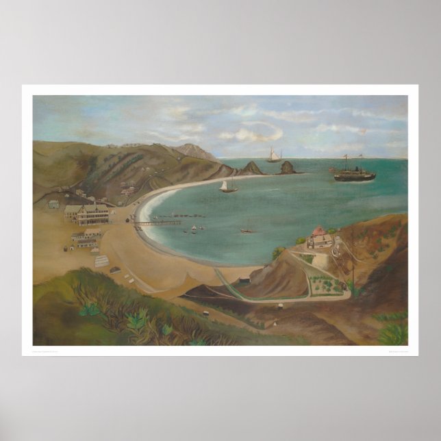 Avalon Bay, Santa Catalina Island (1212) Poster (Framsidan)