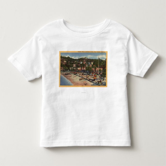 Avalon beskådar av växande Ave. & strand T-shirt (Framsida)