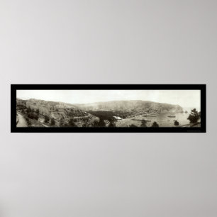 Avalon, CA Catalina Island Photo 1910 Poster