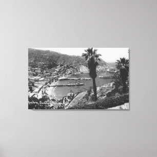 Avalon, CA Santa Catalina Island View of Harbor Canvastryck