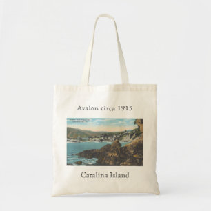 Avalon circa 1915, den Catalina ön hänger lös Tygkasse