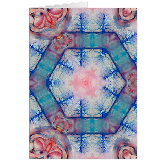 AVALON Dam vid Sjö,Magiska reflektioner över Vatte Hälsningskort (Framsidan)