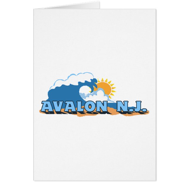 Avalon. Hälsningskort (Framsidan)