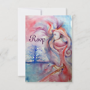 AVALON, Magic and Mystry , mjuk rosa blue osa Inbjudningar