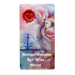 AVALON Magic Myeff,Rosa Blue Red Vax Seal Vin Fraktsedel