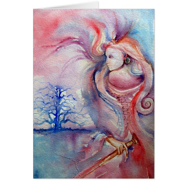 AVALON/MAGIC OCH MYSTERY Fantasy Hälsningskort (Framsidan)